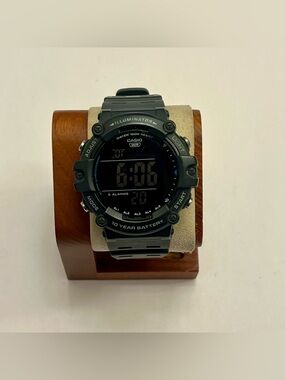 Casio AE-1500WH-8B Digital World Time Mens Sport Watch AE-1500 100M WR